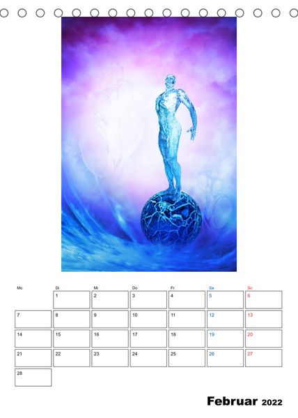 Produktbild: Phantastischer Realismus - Neue Welten (tischkalender 2022 Din A5 Hoch)