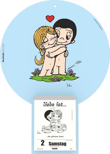 Produktbild: Liebe ist... Tagesabrei&szlig;kalender 2027
