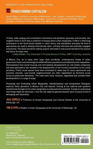 Produktbild: Producing and Contesting Urban Marginality