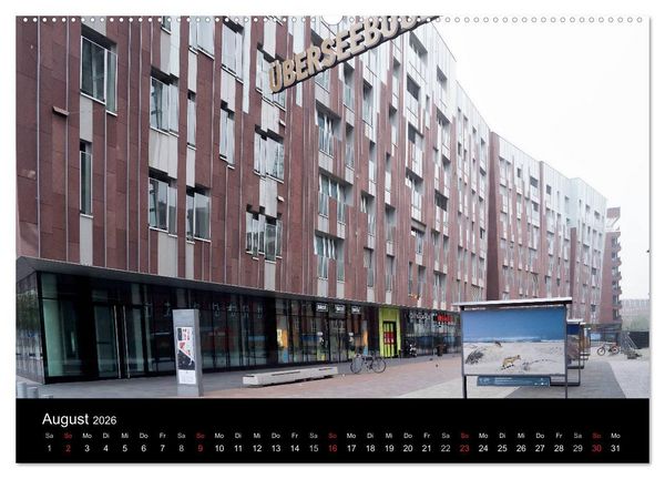 Produktbild: Hafencity Hamburg &ndash; die Perspektive (Wandkalender 2026 DIN A2 quer), CALVENDO Monatskalender