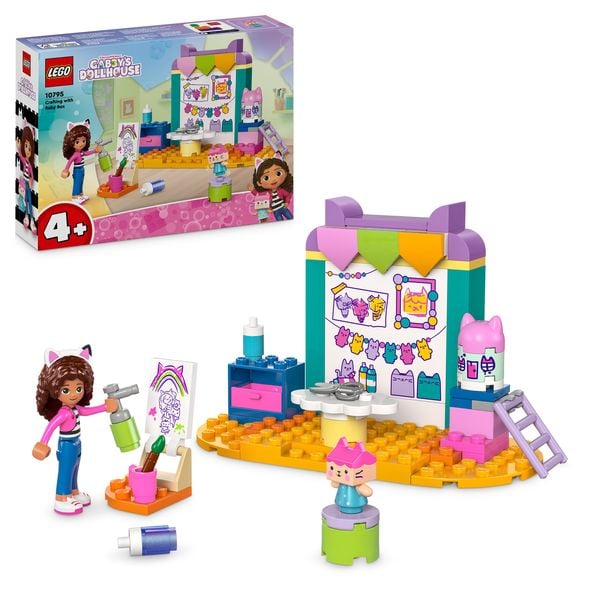 LEGO 4+ Gabbys Puppenhaus Bastelspaß mit Baby Box, Modellhaus 10795