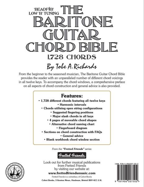 Produktbild: The Baritone Guitar Chord Bible