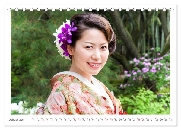 Produktbild: Menschen in Japan (Tischkalender 2026 DIN A5 quer), CALVENDO Monatskalender
