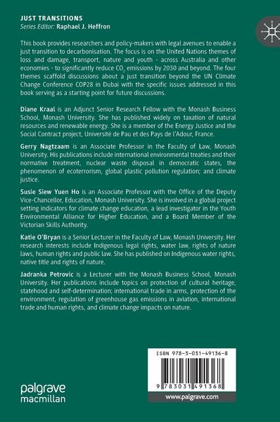 Produktbild: A Just Transition to Decarbonisation