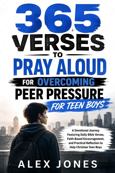 Produktbild: 365 Verses to Pray Aloud for Overcoming Peer Pressure for Teen Boys