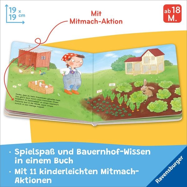 Produktbild: Fahr mit dem Traktor! Mein Bauernhof-Mitmachbuch
