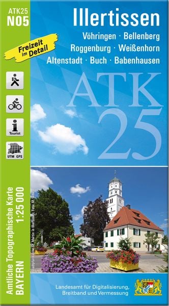 Produktbild: ATK25-N05 Illertissen (Amtliche Topographische Karte 1:25000)