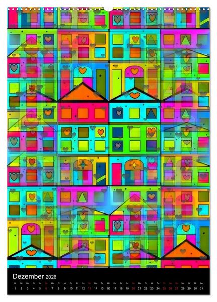 Produktbild: Pop ist auch eine ART von Nico Bielow (Wandkalender 2026 DIN A2 hoch), CALVENDO Monatskalender