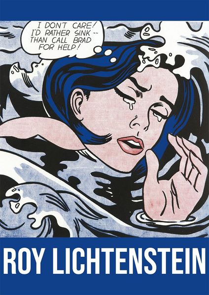 Produktbild: Lichtenstein - Drowning Girl - 1000 Teile Puzzle