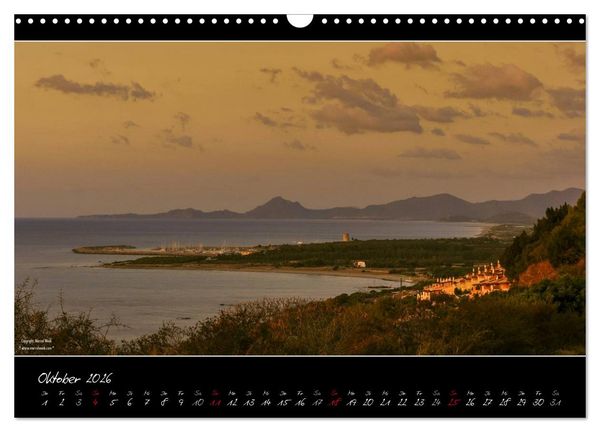 Produktbild: Sardinien Panoramakalender / CH-Version (Wandkalender 2026 DIN A3 quer), CALVENDO Monatskalender