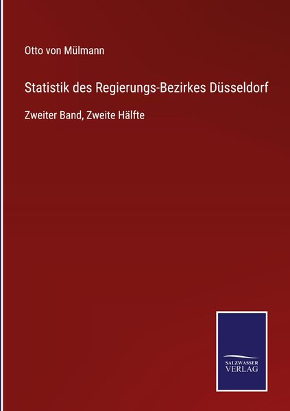 Produktbild: Statistik des Regierungs-Bezirkes D&uuml;sseldorf