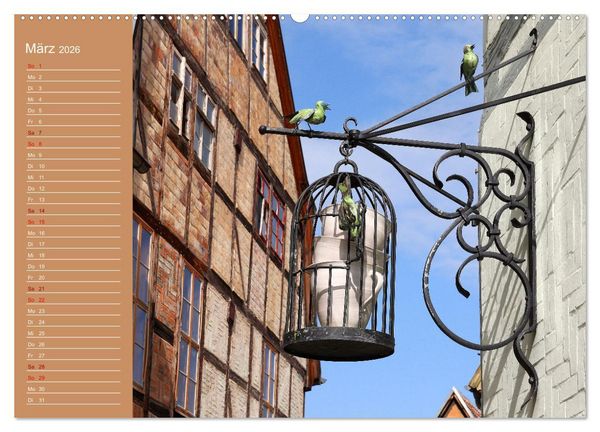 Produktbild: Quedlinburg und Gernrode (hochwertiger Premium Wandkalender 2026 DIN A2 quer), Kunstdruck in Hochglanz