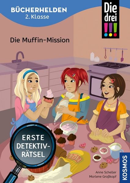 Produktbild: Die drei !!!, B&uuml;cherhelden 2. Klasse, Die Muffin-Mission