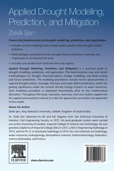 Produktbild: Applied Drought Modeling, Prediction, and Mitigation