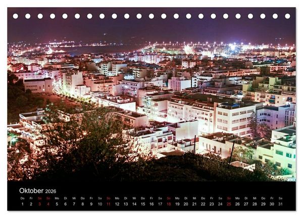 Produktbild: Ibiza by night (Tischkalender 2026 DIN A5 quer), CALVENDO Monatskalender