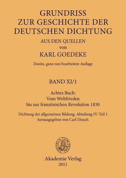 Produktbild: Achtes Buch: Vom Weltfrieden bis zur franz&ouml;sischen Revolution 1830