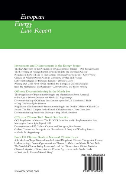 Produktbild: European Energy Law Report XIII