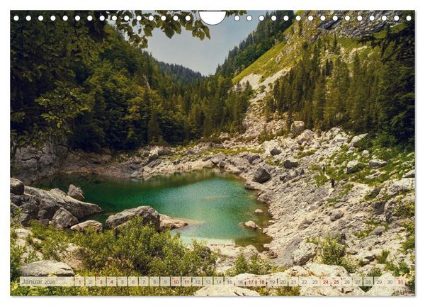 Produktbild: Slowenische Landschaften (Wandkalender 2026 DIN A4 quer), CALVENDO Monatskalender