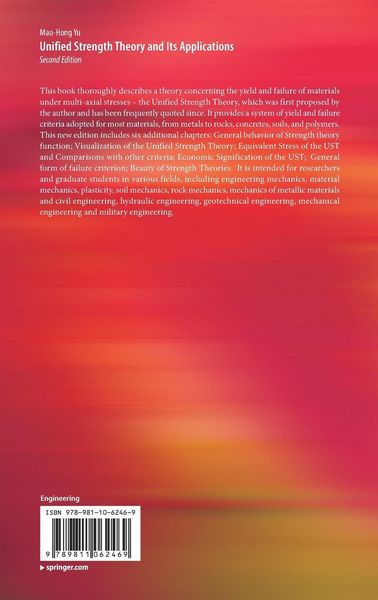 Produktbild: Unified Strength Theory and Its Applications