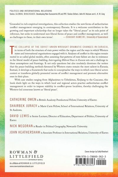 Produktbild: Interrogating Illiberal Peace in Eurasia