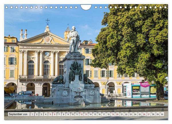 Produktbild: NIZZA Idyllische Impressionen (Wandkalender 2026 DIN A4 quer), CALVENDO Monatskalender
