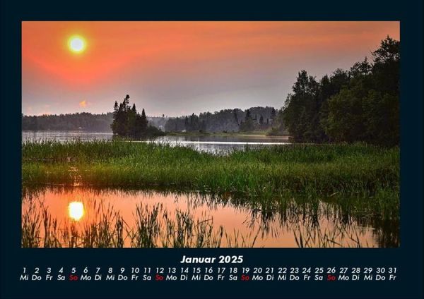 Produktbild: Sonnenuntergang 2025 Fotokalender DIN A4