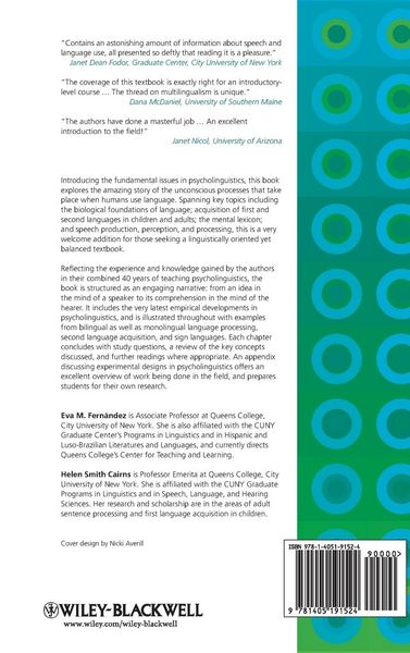 Produktbild: Fundamentals Psycholinguistics