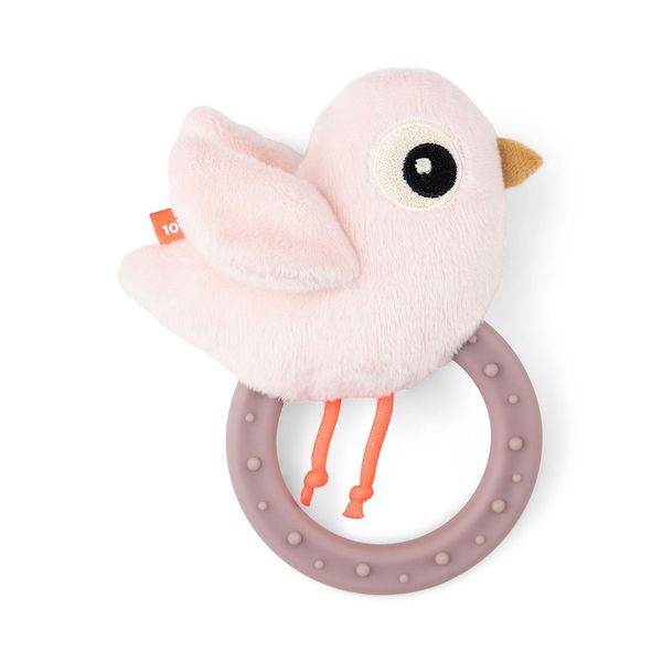 Produktbild: Rassel mit Bei&szlig;ring Birdee Rosa