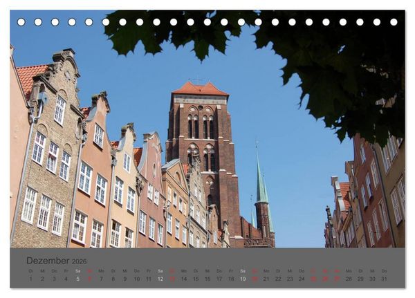 Produktbild: Altst&auml;dte in Polen (Tischkalender 2026 DIN A5 quer), CALVENDO Monatskalender