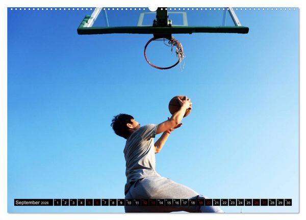 Produktbild: Basketball Action (Wandkalender 2026 DIN A2 quer), CALVENDO Monatskalender
