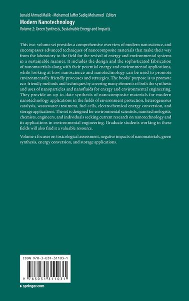 Produktbild: Modern Nanotechnology