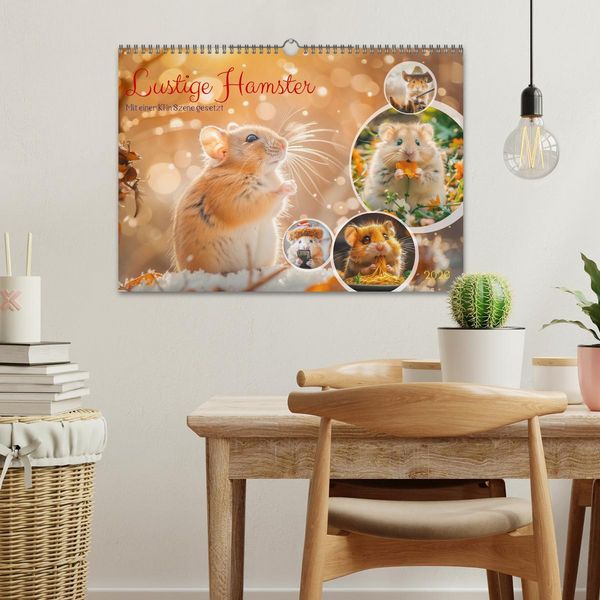 Produktbild: Lustige Hamster (Wandkalender 2026 DIN A3 quer), CALVENDO Monatskalender