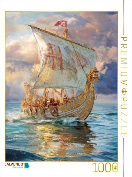 CALVENDO Puzzle Steampunk Segelboote | 1000 Teile Lege-Größe 64x48cm Foto-Puzzle für glückliche Stunden
