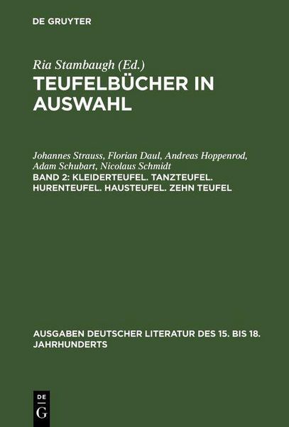 Produktbild: Kleiderteufel. Tanzteufel. Hurenteufel. Hausteufel. Zehn Teufel