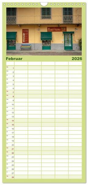 Produktbild: Familienplaner 2026 - Barolo in den H&uuml;geln des Langhe mit 5 Spalten (Wandkalender, 21 x 45 cm) CALVENDO