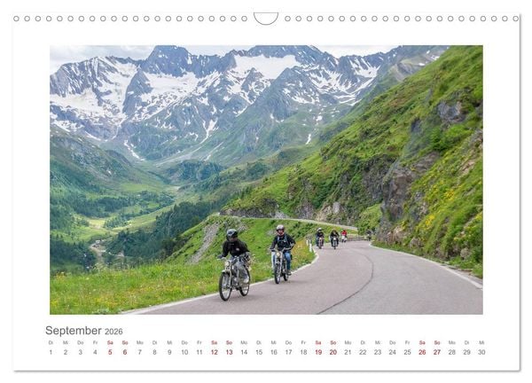 Produktbild: Faszination Zweirad - Impressionen vom &Ouml;tztaler Moped Marathon (Wandkalender 2026 DIN A3 quer), CALVENDO Monatskalender