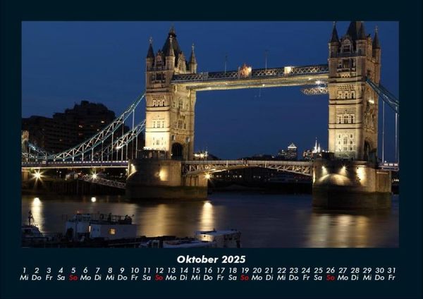 Produktbild: London - Impressionen 2025 Fotokalender DIN A4
