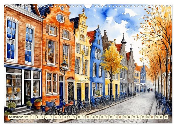Produktbild: Zauberhafte Niederlande (Wandkalender 2026 DIN A3 quer), CALVENDO Monatskalender