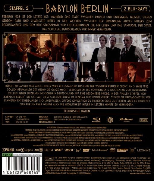 Produktbild: Babylon Berlin - Staffel 5 [2 BRs]