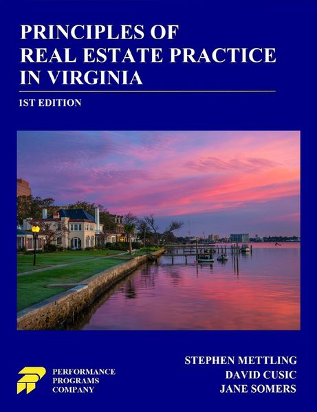 Produktbild: Principles of Real Estate Practice in Virginia
