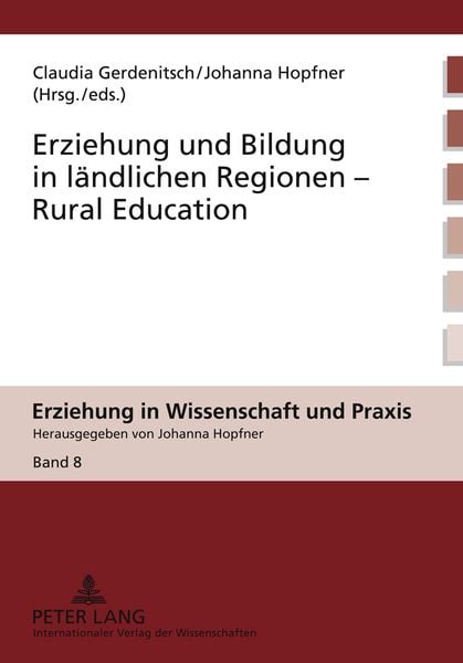 Produktbild: Erziehung und Bildung in laendlichen Regionen- Rural Education