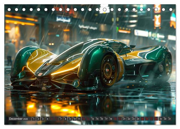 Produktbild: Fast, noble, elegant (Desk Calendar 2026 DIN A5 landscape), CALVENDO 12 Month DeskCalendar