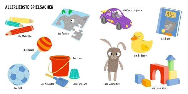 Produktbild: Gl&uuml;cksfisch: Meine 100 allerersten W&ouml;rter