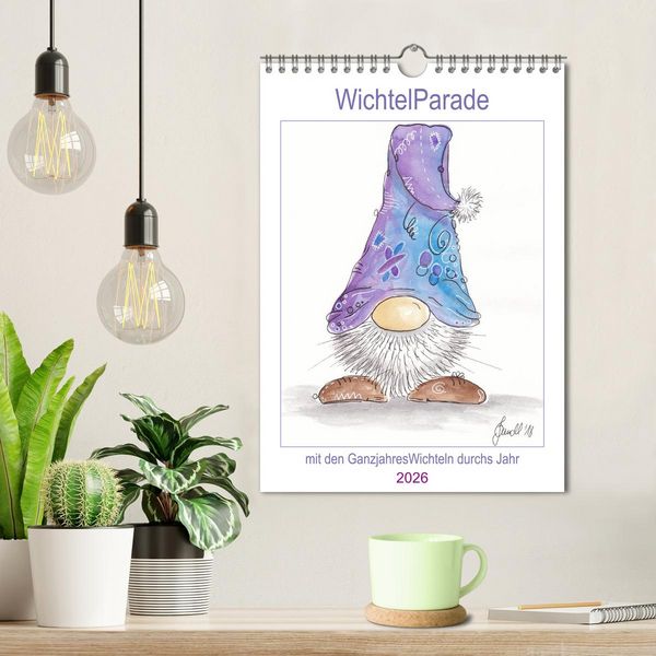 Produktbild: WichtelParade (Wandkalender 2026 DIN A4 hoch), CALVENDO Monatskalender