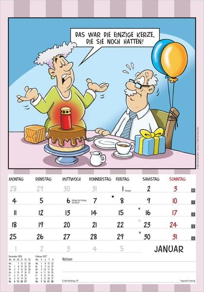 Produktbild: Der Rentner-Kalender 2027