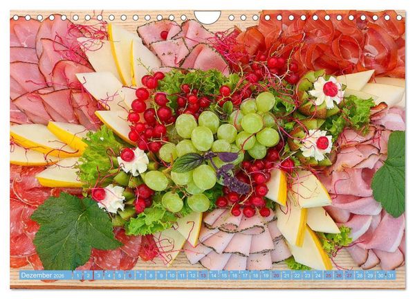 Produktbild: Brotzeit. Z&uuml;nftige Schmankerl der bayerischen Kultur (Wandkalender 2026 DIN A4 quer), CALVENDO Monatskalender