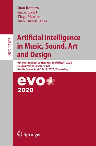 Produktbild: Artificial Intelligence in Music, Sound, Art and Design