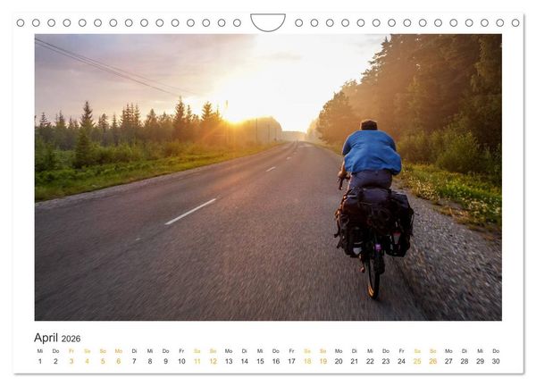 Produktbild: Radreisegl&uuml;ck Ostsee (Wandkalender 2026 DIN A4 quer), CALVENDO Monatskalender
