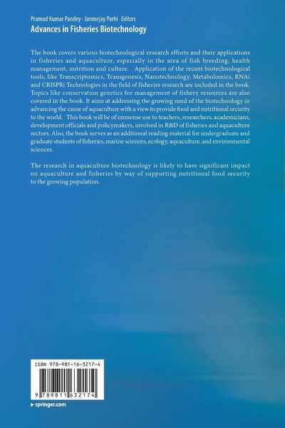 Produktbild: Advances in Fisheries Biotechnology