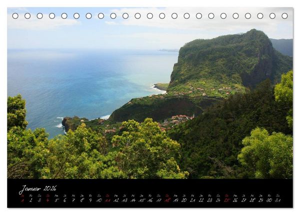 Produktbild: Madeira (Tischkalender 2026 DIN A5 quer), CALVENDO Monatskalender